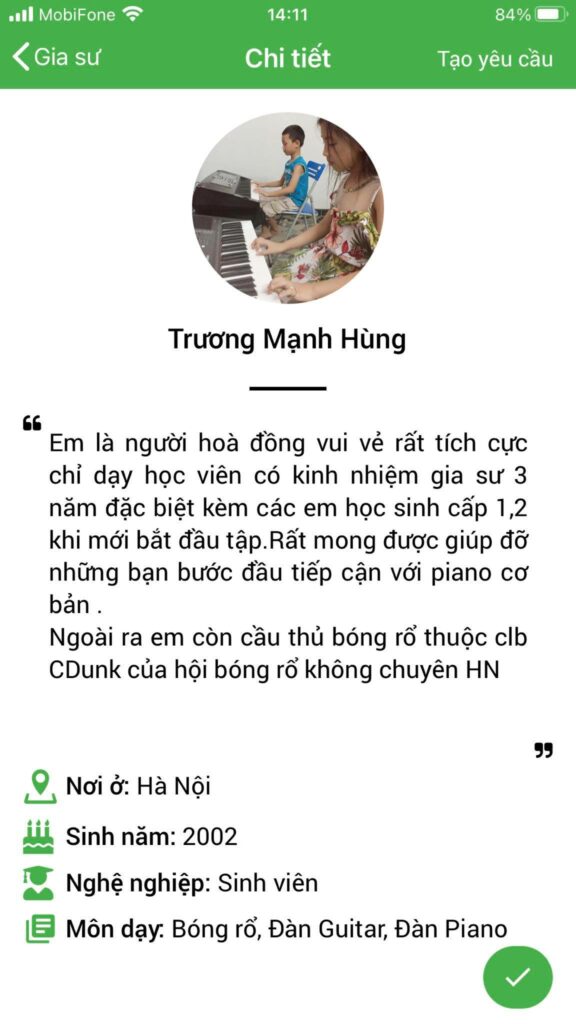 dạy kèm đàn guitar tại hà nội