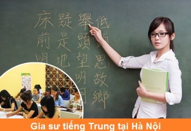 Dạy kèm môn tiếng Trung tại Hà Nội