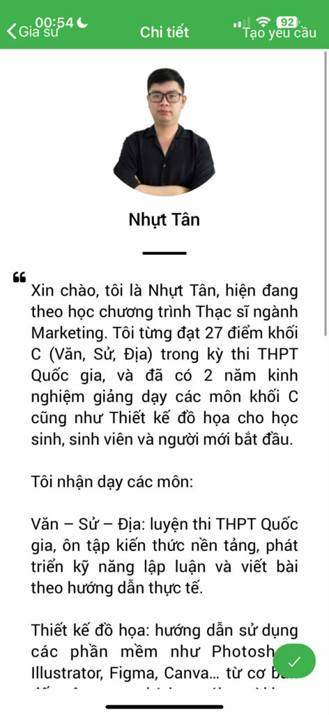 Gia sư Lịch sử THCS 1