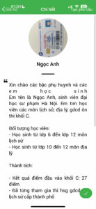 Gia sư Lịch sử THCS 20