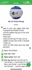Gia sư Lịch sử THCS 4