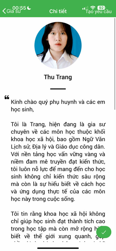 Gia sư Lịch sử THCS 6