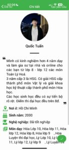 Gia sư Vật Lý THPT 8