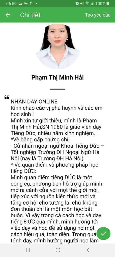 gia sư ngoại ngữ
