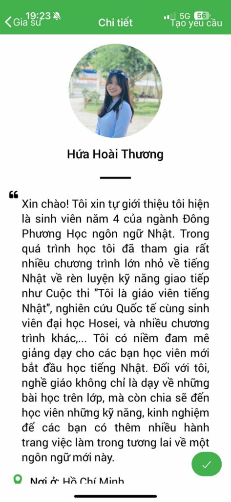 gia sư ngoại ngữ