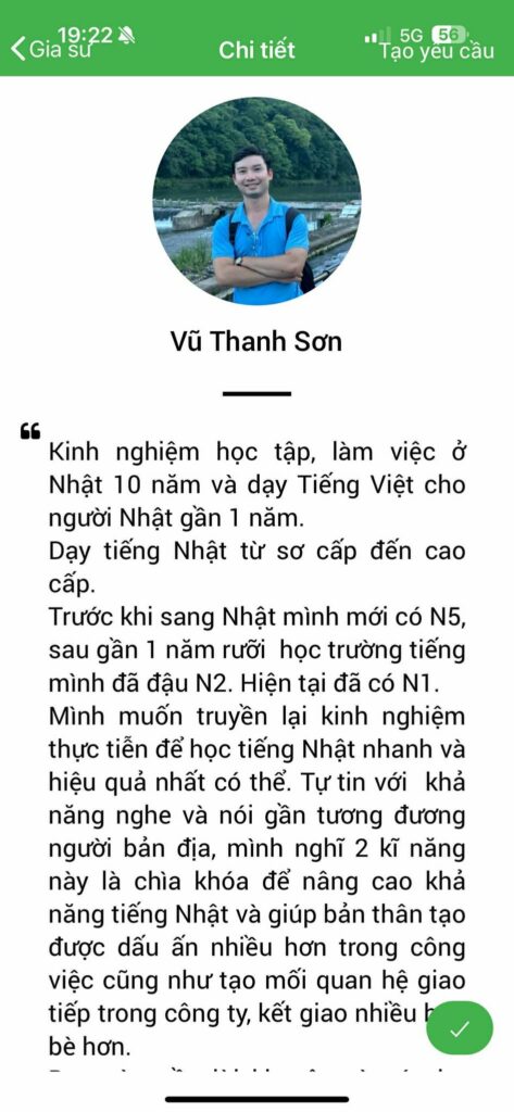 gia sư ngoại ngữ
