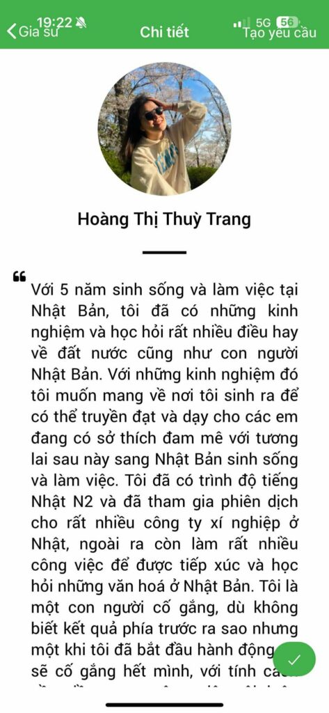 gia sư ngoại ngữ