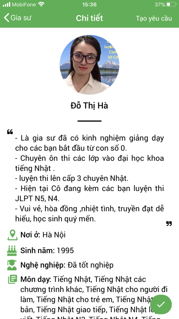 gia sư ngoại ngữ
